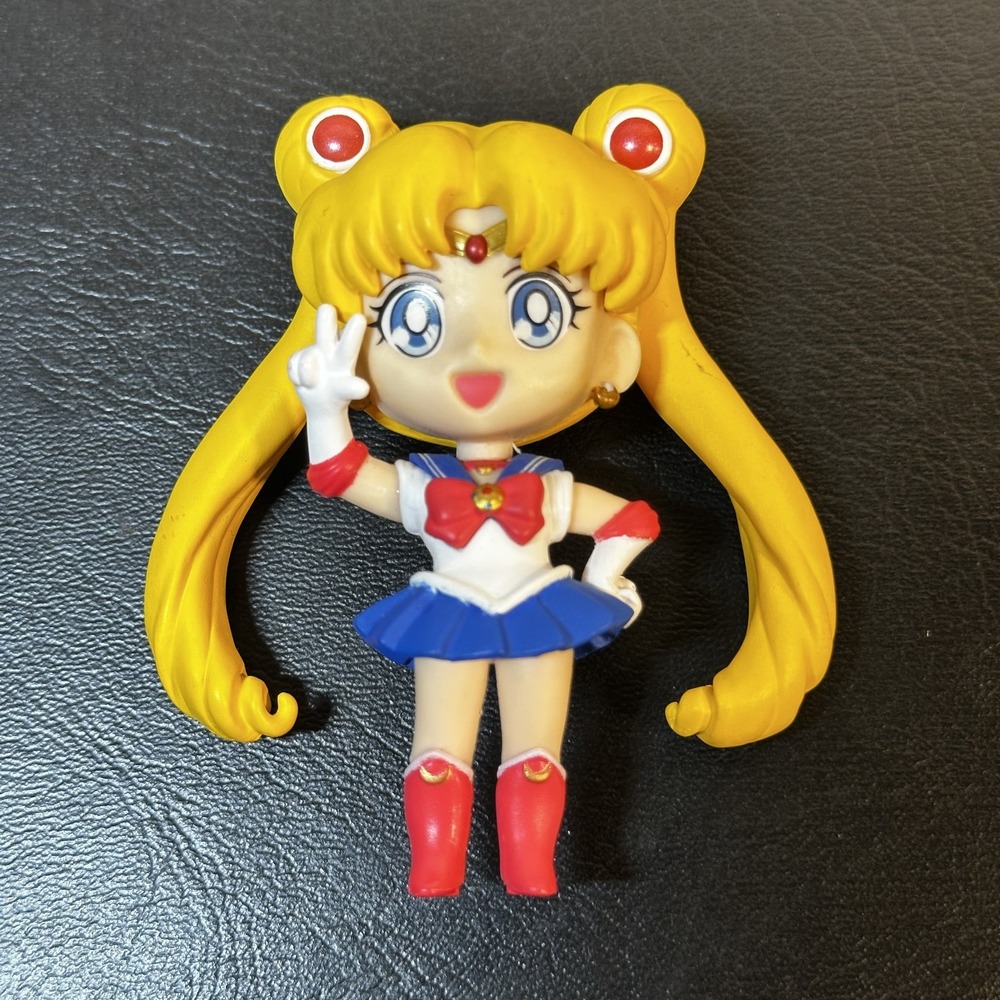 Sailor Moon Miniature Figurine Usagi Tsukino Chibi Plastic Toy Unboxed Anime